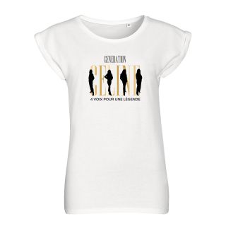 T-shirt Femme BLANC Silhouette