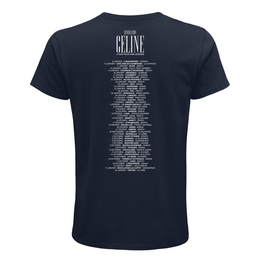 T-shirt MARINE Tournée + Dates