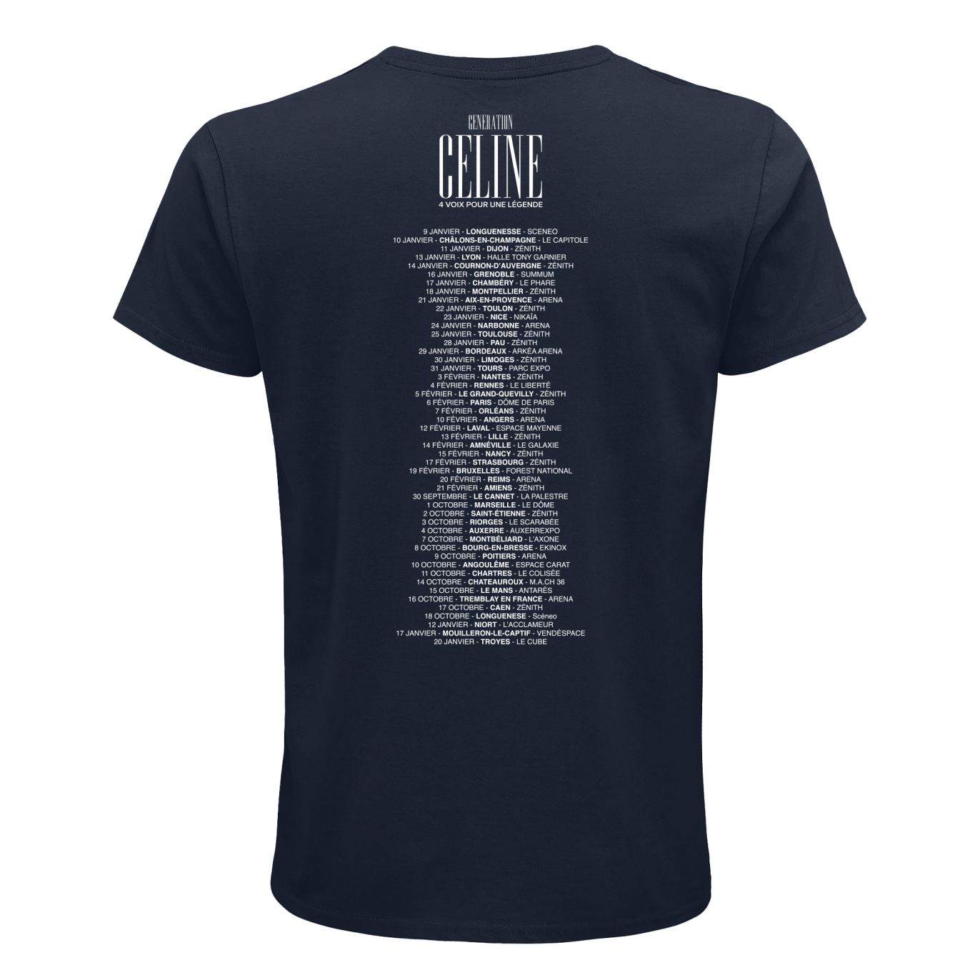 T-shirt MARINE Tournée + Dates